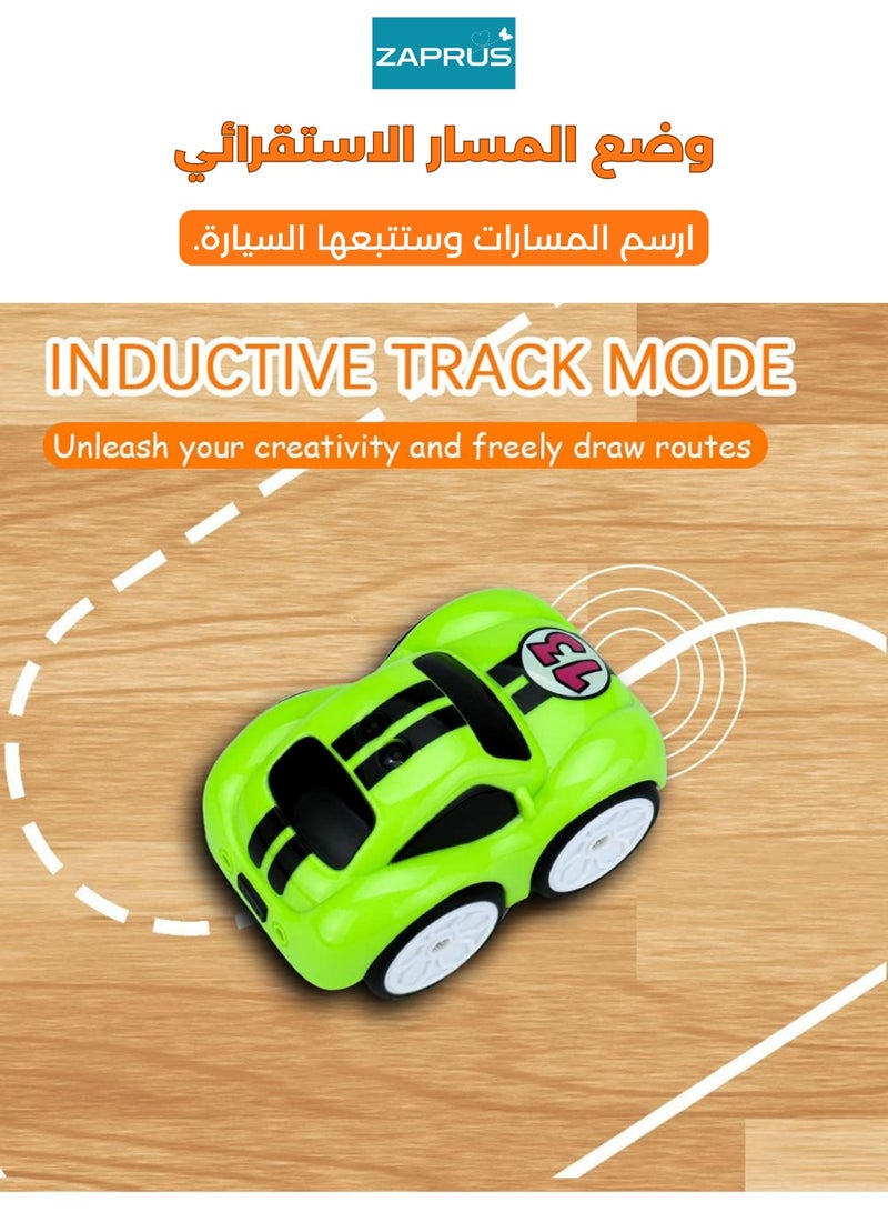Zaprus 4-in-1 Magic Induction RC Car – 2.4GHz Hand Sensing Following Car, Obstacle Avoidance & Line Follower Toy – Interactive Remote Control Stunt Car with Music & 360° Rotation for Kids - Image 5